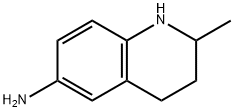 1,2,3,4-テトラヒドロ-2-メチル-6-キノリンアミン 化学構造式