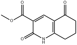 methyl 2,5-dioxo-1,2,5,6,7,8-hexahydroquinoline-3-carboxylate Struktur