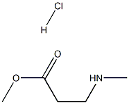 METHYL 3-(METHYLAMINO)PROPANOATE HYDROCHLORIDE, 65103-50-6, 结构式