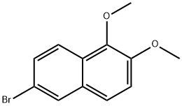 6-Bromo-1,2-dimethoxynaphthalene Struktur