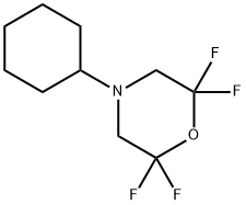 4-cyclohexyl-2,2,6,6-tetrafluoromorpholine Structure