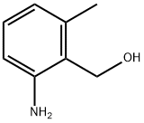 (2-アミノ-6-メチルフェニル)メタノール 化学構造式
