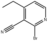 2-bromo-4-ethylnicotinonitrile Struktur