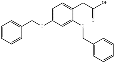 2-[2,4-Bis(benzyloxy)phenyl]acetic Acid Structure