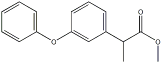 methyl 2-(3-phenoxyphenyl)propanoate, 66202-87-7, 结构式