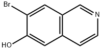 7-bromo-6-Isoquinolinol Structure