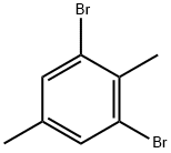 1,3-二溴-2,5-二甲苯 结构式