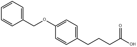 4-(4-(benzyloxy)phenyl)butanoic acid Struktur