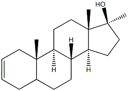 17a-methyl-androst-2-ene-17b-ol Struktur