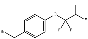 1-(Bromomethyl)-4-(1,1,2,2-tetrafluoroethoxy)benzene 化学構造式