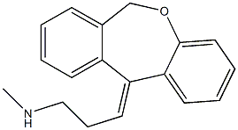 (E)-3-(dibenzo[b,e]oxepin-11(6H)-ylidene)-N-methylpropan-1-amine Structure