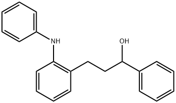 1-Phenyl-3-(2-(phenylamino)phenyl)propan-1-ol Struktur