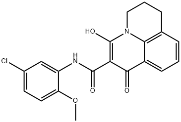 N-(5-chloro-2-methoxyphenyl)-3-hydroxy-1-oxo-1,5,6,7-tetrahydropyrido[3,2,1-ij]quinoline-2-carboxamide Structure