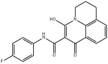 N-(4-fluorophenyl)-3-hydroxy-1-oxo-1,5,6,7-tetrahydropyrido[3,2,1-ij]quinoline-2-carboxamide Structure