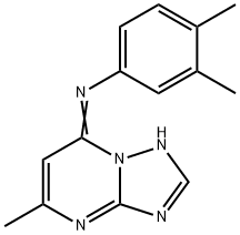 (Z)-3,4-dimethyl-N-(5-methyl-[1,2,4]triazolo[1,5-a]pyrimidin-7(1H)-ylidene)aniline Structure