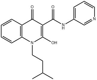 2-hydroxy-1-isopentyl-4-oxo-N-(pyridin-3-yl)-1,4-dihydroquinoline-3-carboxamide|