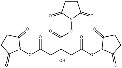 3-(2,5-二氧代吡咯烷-1-基氧基羰基)-3-羟基 - 戊二酸双-(2,5-二氧代吡咯烷-1-基)酯,675594-65-7,结构式