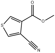 4-氰基噻吩-3-羧酸甲酯, 67808-36-0, 结构式