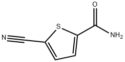 5-cyanothiophene-2-carboxamide 化学構造式