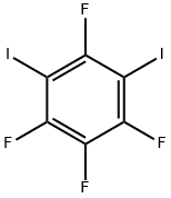 1,3-Diiodotetrafluorobenzene 化学構造式