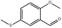 2-Methoxy-5-(methylthio)benzaldehyde,67868-81-9,结构式