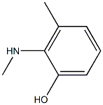 3-methyl-2-(methylamino)phenol Structure