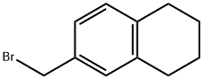 Naphthalene, 6-(bromomethyl)-1,2,3,4-tetrahydro-
 化学構造式