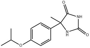 5-methyl-5-[4-(propan-2-yloxy)phenyl]imidazolidine-2,4-dione|5-(4-异丙氧基苯基)-5-甲基咪唑啉-2,4-二酮