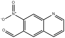 7-nitroquinoline-6-carbaldehyde 化学構造式