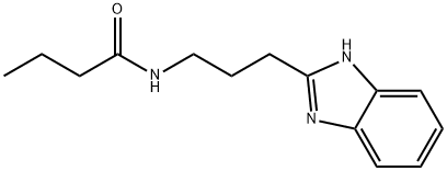 N-[3-(1H-benzimidazol-2-yl)propyl]butanamide Structure