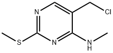 5-(chloromethyl)-N-methyl-2-(methylthio)-4-Pyrimidinamine Structure