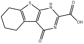 4-oxo-1,4,5,6,7,8-hexahydrobenzo[4,5]thieno[2,3-d]pyrimidine-2-carboxylic acid,68746-34-9,结构式