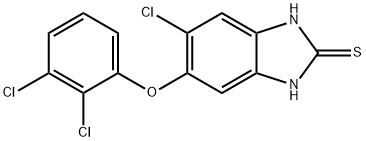 5-(2,3-二氯苯氧基)-6-氯-1H-苯并[D]咪唑-2-硫醇 结构式
