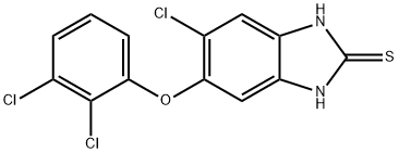 5-(2,3-二氯苯氧基)-6-氯-1H-苯并[D]咪唑-2-硫醇,68828-69-3,结构式