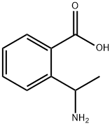 2-(1-Amino-ethyl)-benzoic acid 化学構造式