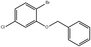 2-Benzyloxy-1-bromo-4-chloro-benzene Structure
