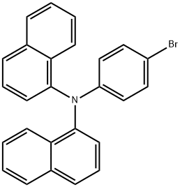 N-(4-bromophenyl)-N-(naphthalen-1-yl)naphthalen-1-amine 结构式