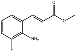 2-Propenoic acid, 3-(2-amino-3-fluorophenyl)-, methyl ester, (2E)- Structure