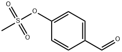 4-Formylphenyl methanesulfonate Struktur