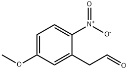 Benzeneacetaldehyde, 5-methoxy-2-nitro- Struktur