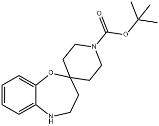 tert-butyl 4,5-dihydro-3H-spiro[benzo[b][1,4]oxazepine-2,4'-piperidine]-1'-carboxylate Structure