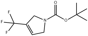 tert-butyl 3-(trifluoromethyl)-2,5-dihydro-1H-pyrrole-1-carboxylate 结构式
