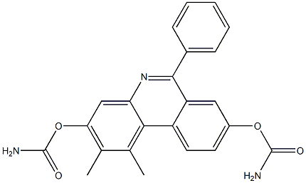 dimethyl (6-phenylphenanthridine-3,8-diyl)dicarbamate,696629-48-8,结构式