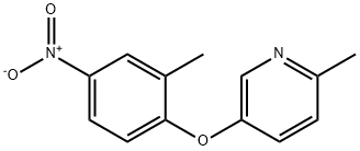 Pyridine, 2-methyl-5-(2-methyl-4-nitrophenoxy)-
,697299-78-8,结构式