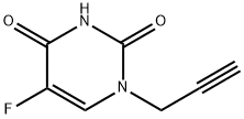 5-Fluoro-1-(2-propyn-1-yl)-2,4(1H,3H)-pyrimidinedione,69849-33-8,结构式