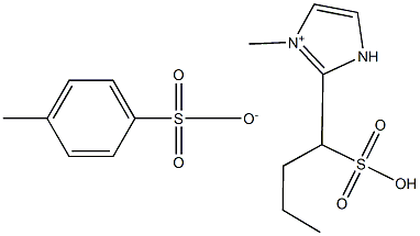 1-丁基磺酸-3- 甲基咪唑对甲苯磺酸盐,700370-10-1,结构式