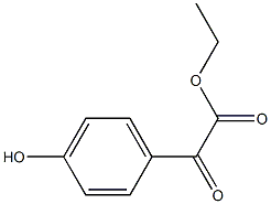 Ethyl 2-(4-hydroxyphenyl)-2-oxoacetate 化学構造式