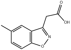 2-(5-METHYLBENZO[D]ISOXAZOL-3-YL)ACETIC ACID,70154-01-7,结构式