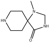 1-methyl-1,3,8-triazaspiro[4.5]decan-4-one Struktur