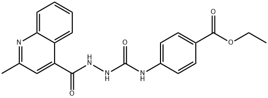 701939-68-6 ethyl 4-(2-(2-methylquinoline-4-carbonyl)hydrazinecarboxamido)benzoate